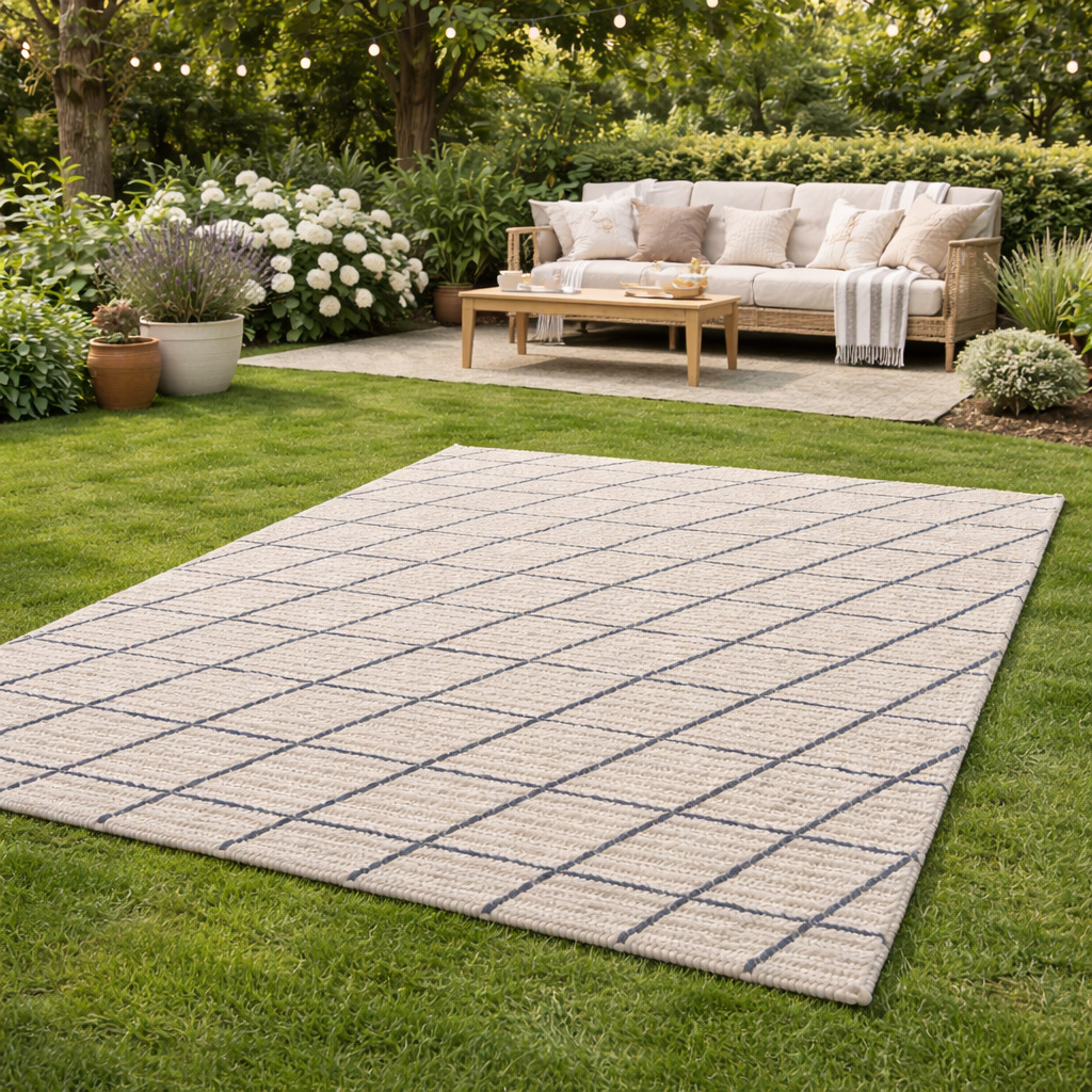 Soft Neutral Beige Area Rug