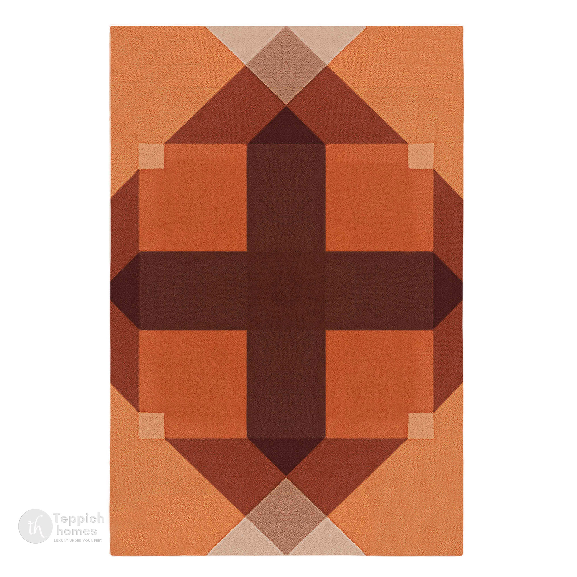 Brown tufted rug  7x10 8x11 9x12 10x14  Area rugs  Handmade  Woolen carpet  Bed Living room