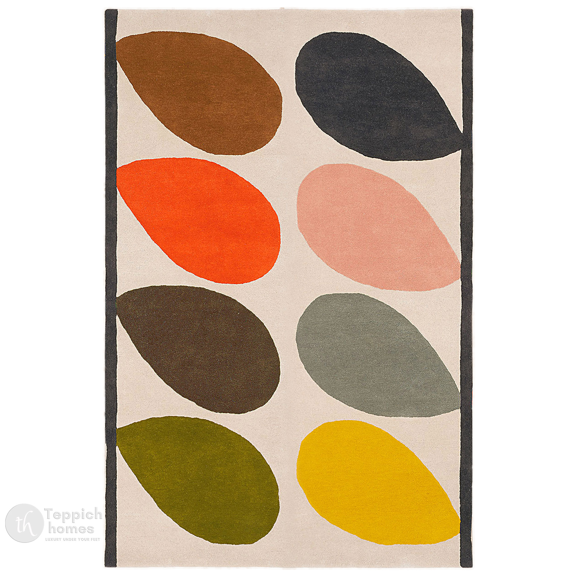 Rug For Living Room White Hand Tufted 5x7 5x8 6x8 6x9 Wool Area Rug Bedroom