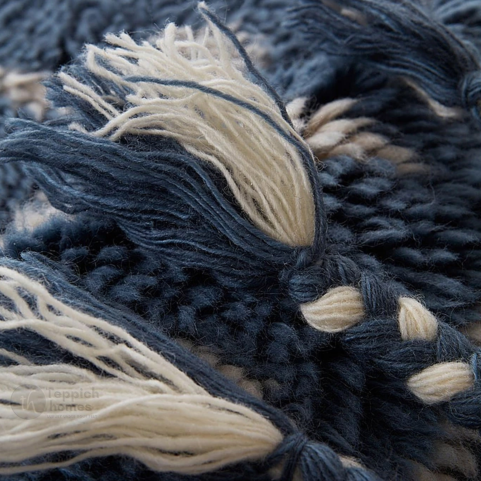 Hand Knotted, Blue Color, Rug, 7x10, 8x10, 9x12, 9x13, Wool Area Rug ...