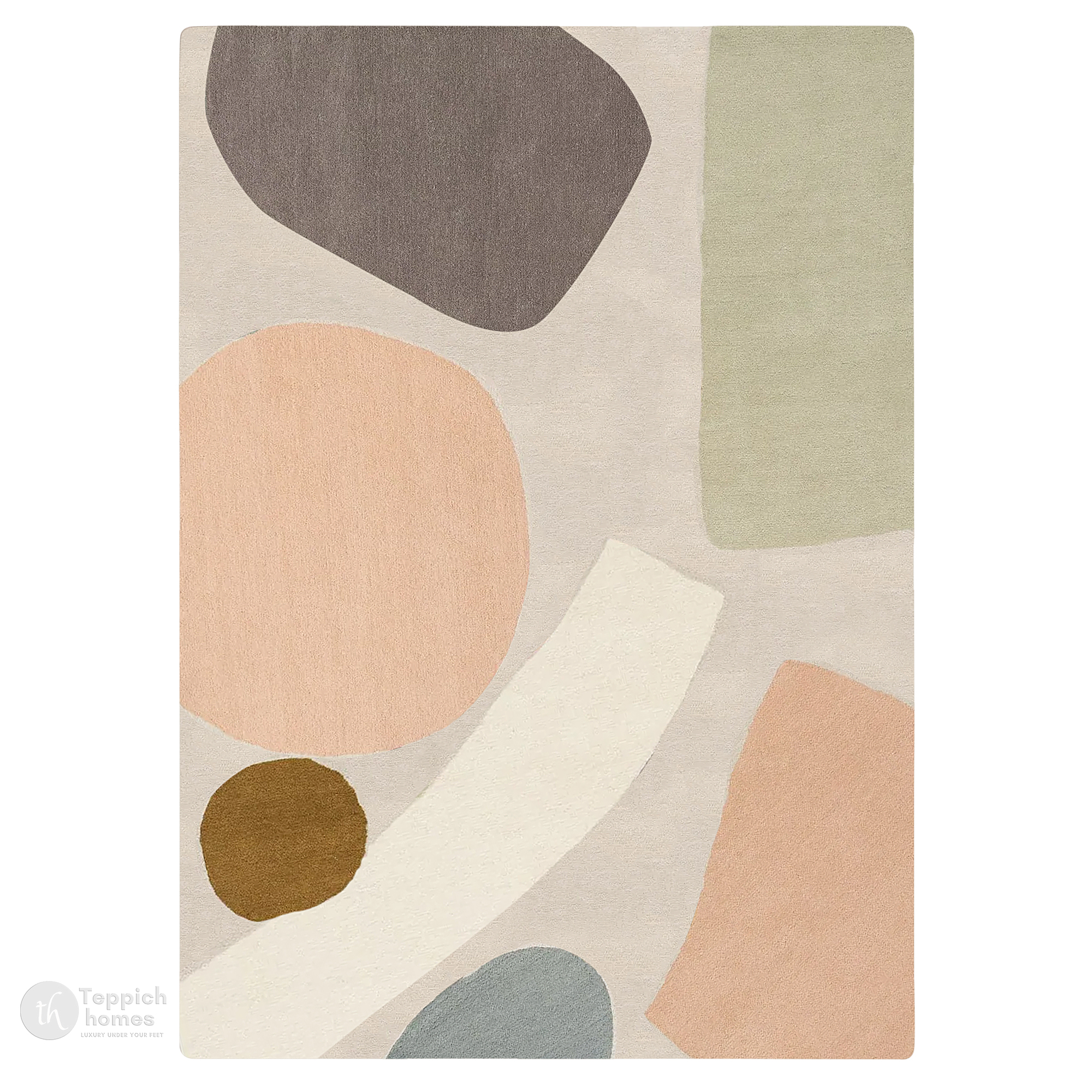 Hand Tufted Wool Area Rug Multicolor Rectangle 5x7 5x8 6x9 8x10 Living Room Dining Room Bedroom and Hallway