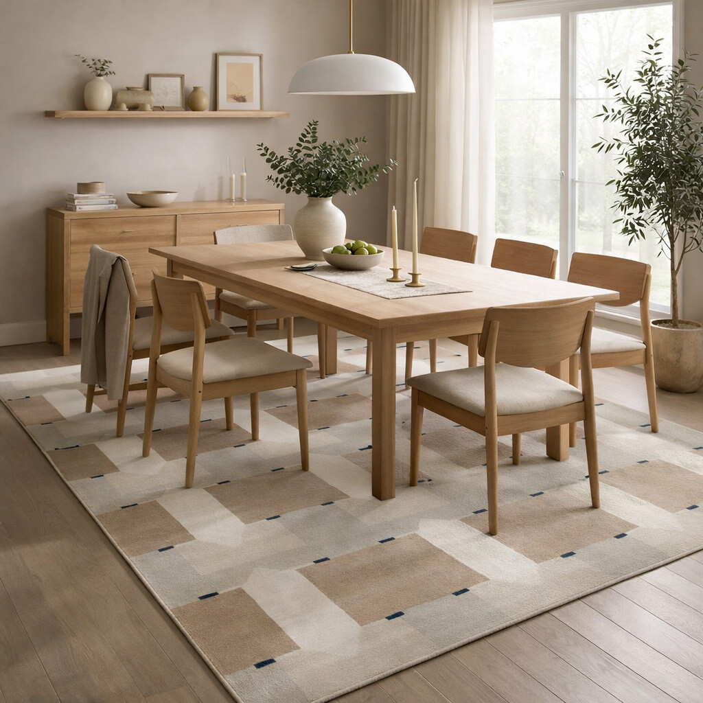 Modern Wool Area Rugs Hand Tufted Rectangular Carpets 5x8 7x10 8x13 and 10x13 for Hallway Dining and Living Rooms