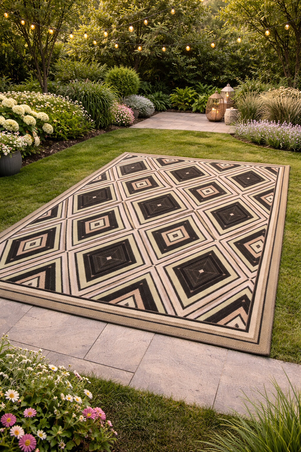 Hand Tufted Beige Wool Area Rugs for Living Room Bedroom Available in 5x7 5x8 6x8 6x9 Contemporary Carpet