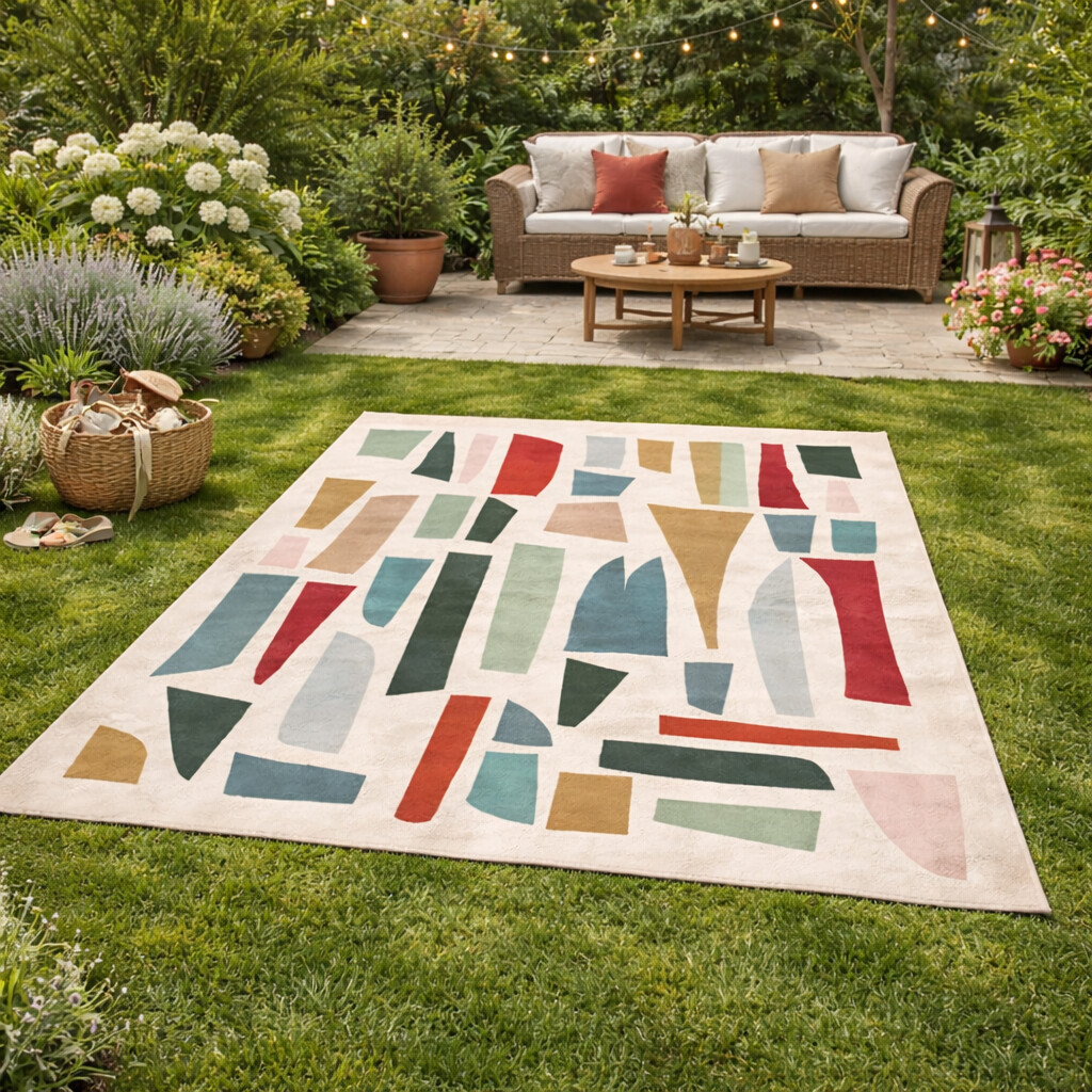 Hand Tufted White Rug Floor Carpet 4x6 5x7 5x8 6x8 Bedroom Living Room