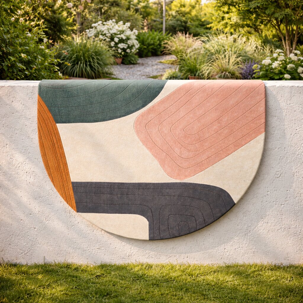 Round Rug Cream Carpet 5x5 6x6 7x7 8x8 Wool Area Rug Living Room Dinning Room