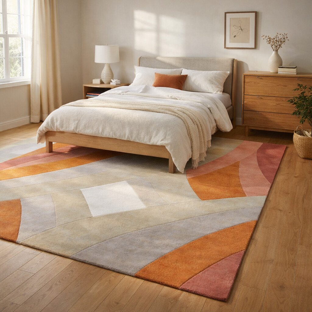 Wool Carpet Hand Tufted 8x10 8x11 9x10 9x12 Living Room Bedroom