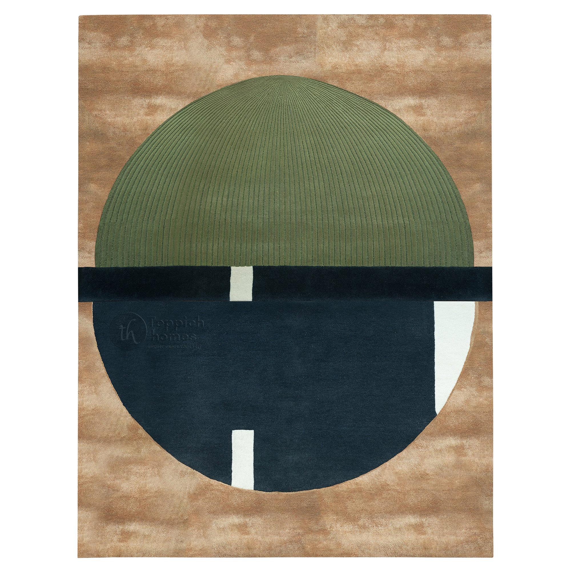 Elegant Beige Tufted Area Rugs in Geometric Design  Available in Sizes 6x9 9x13 10x10 12x18  Perfect for Bedroom and Living Room  Rectangle Shape