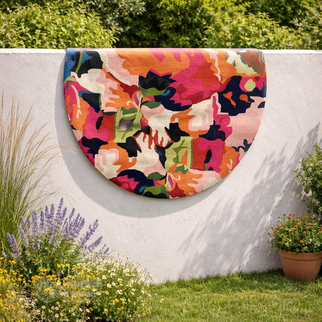 Hand Tufted Wool Carpet 6x6 7x7 8x8 9x9 Round Tufted Living Dinning Room