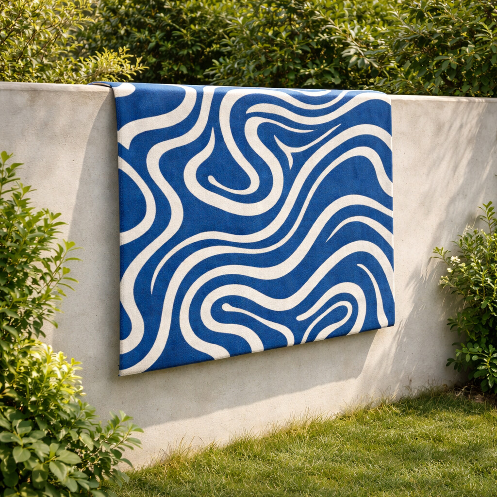 Tufted Area Rug in Abstract Design Blue Color Rectangle Shape 5x8 6x9 8x13 10x13 Sizes for Hallway Bedroom and Living Room