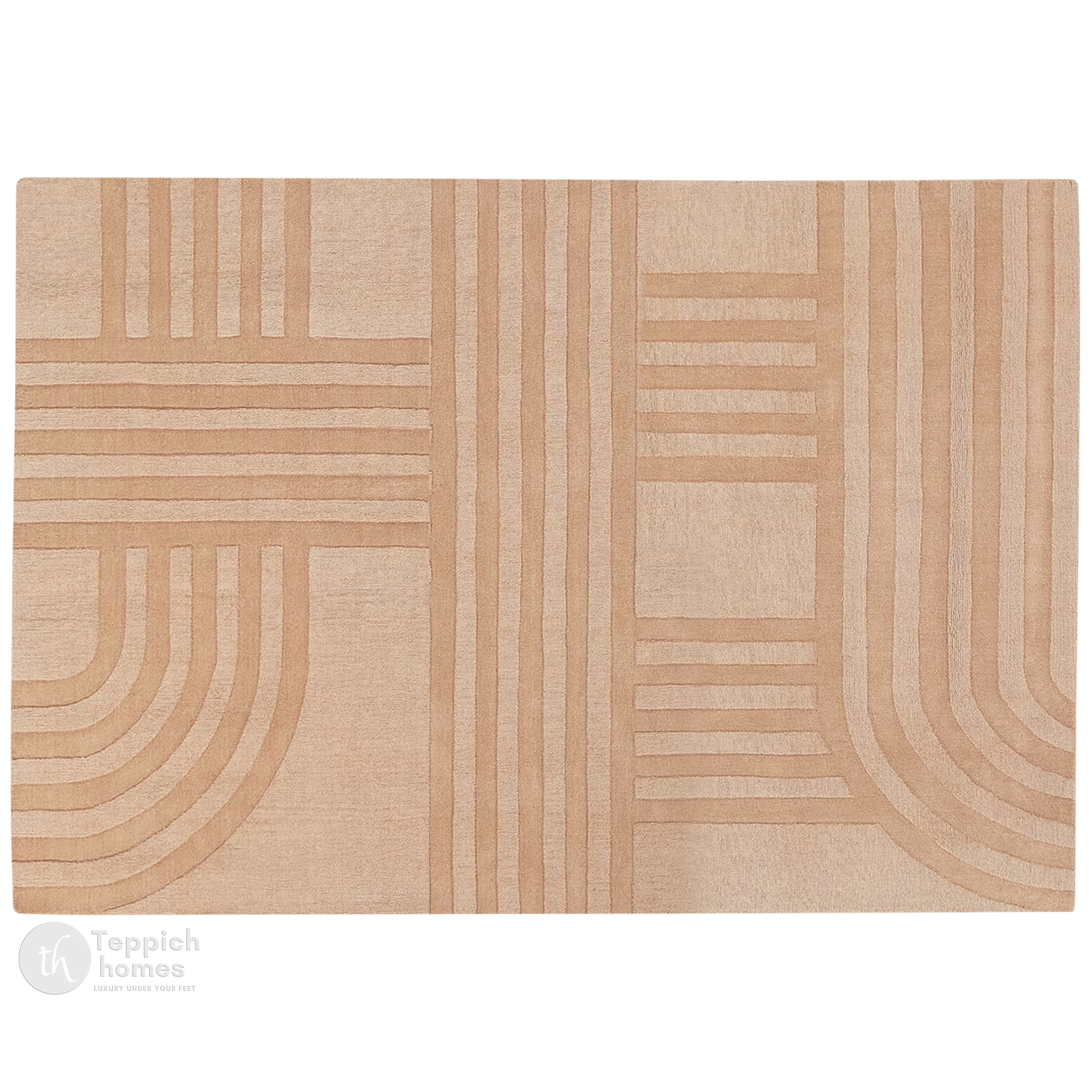 Geometric area rugs  5x7 6x8 7x10  Bed Living Kids room  Tufted wool rug  Handmade carpet