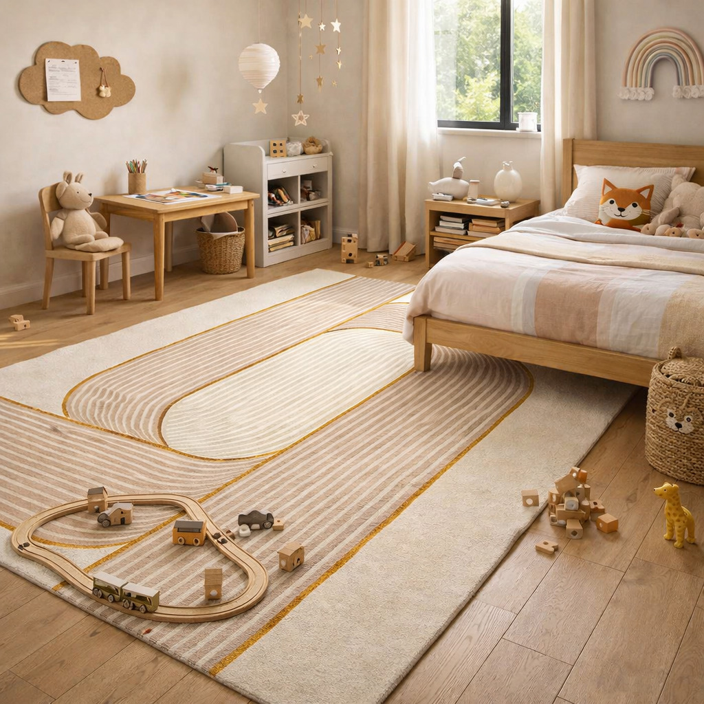 Boho Tufted Rug 8x10 8x11 9x10 9x12 Living Room Rug Wool Silk Carpet Hand Tufted