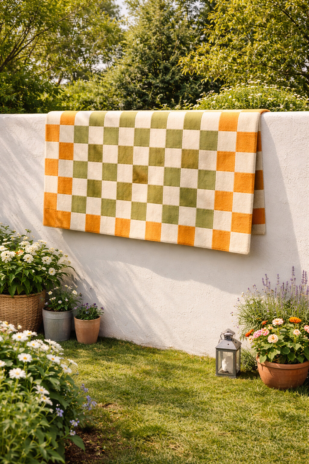 Hand Tufted Wool Area Rugs Vibrant Orange  Green Living Room Dining Room Bedroom and Hallway 8x11 9x12 and 9x13 Sizes