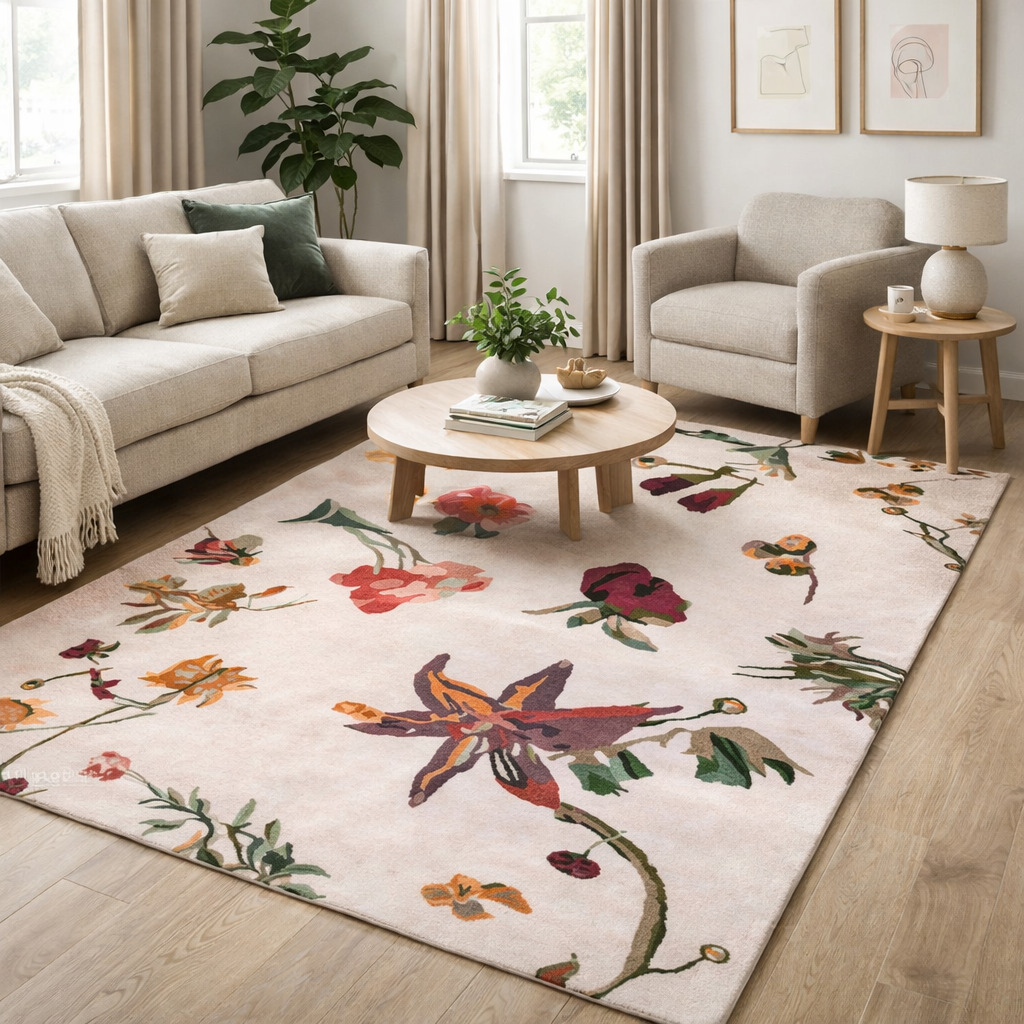 Hand Tufted Wool Rug Designer Carpet 7x10 8x10 9x12 9x13 Living Handmade