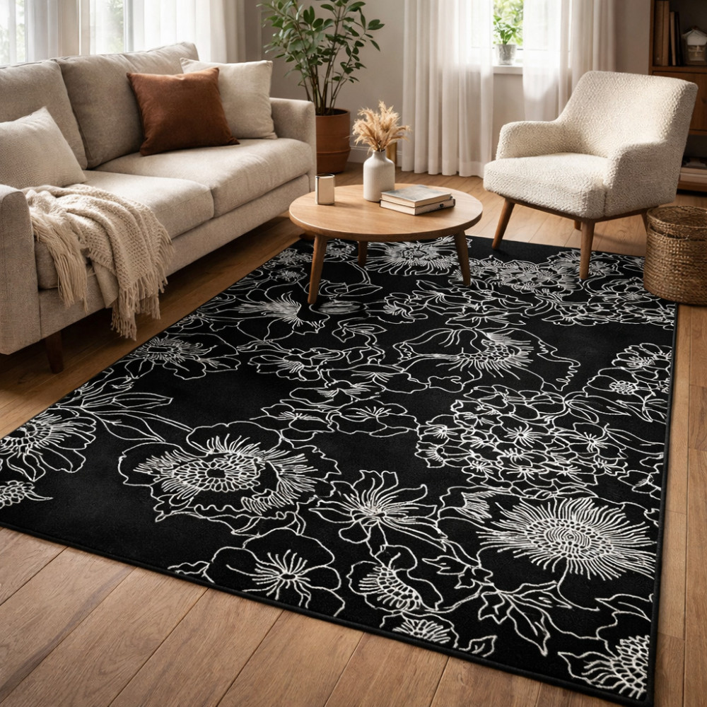 Image of Designer Wool Rug, Hand Tufted, 5x7, 5x8, 6x8, 6x9, Tufting, Bedroom, Living Room