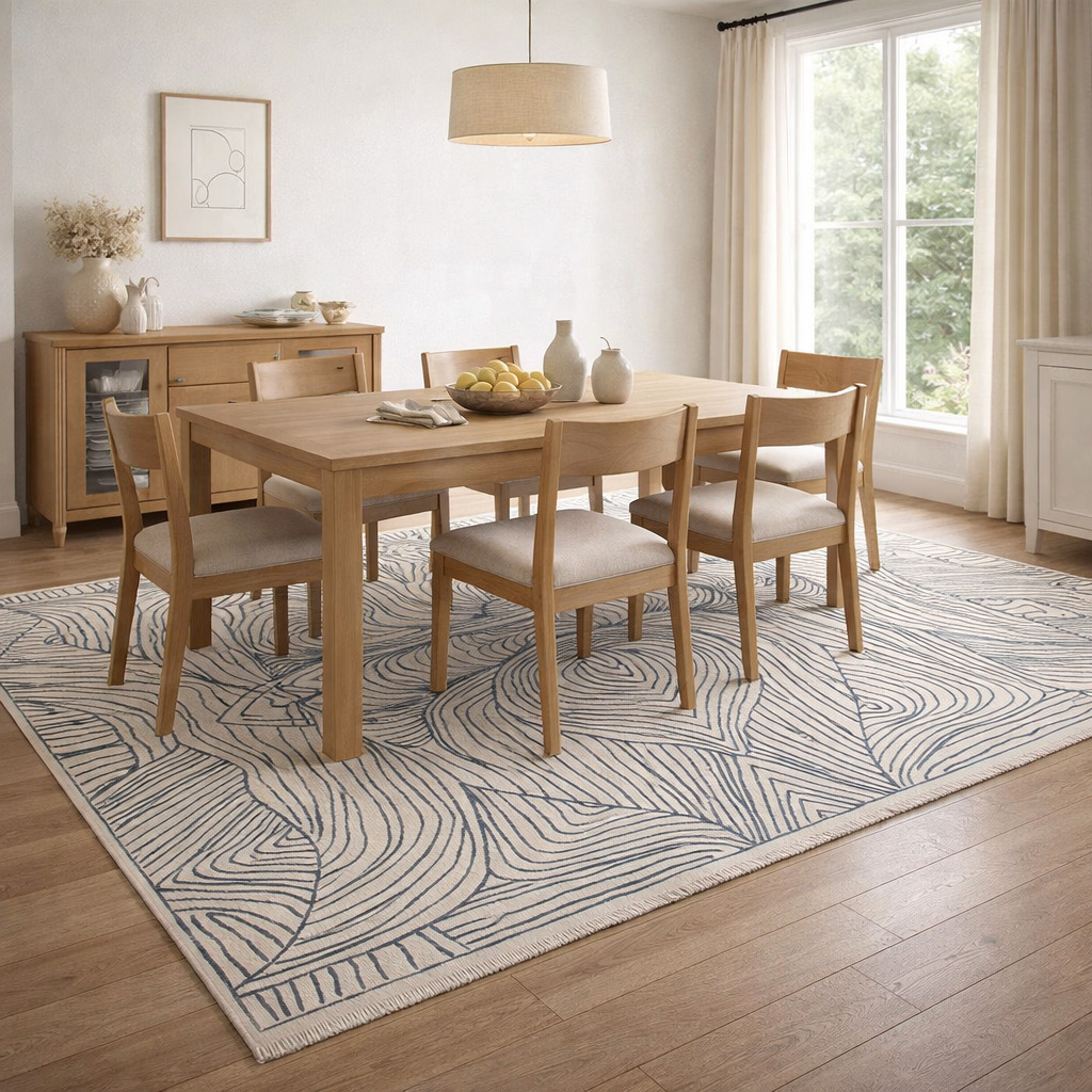 Tufted Striped Design Modern Floor Rug 6x8 6x9 7x10 8x10 Wool Carpet Living Bedroom