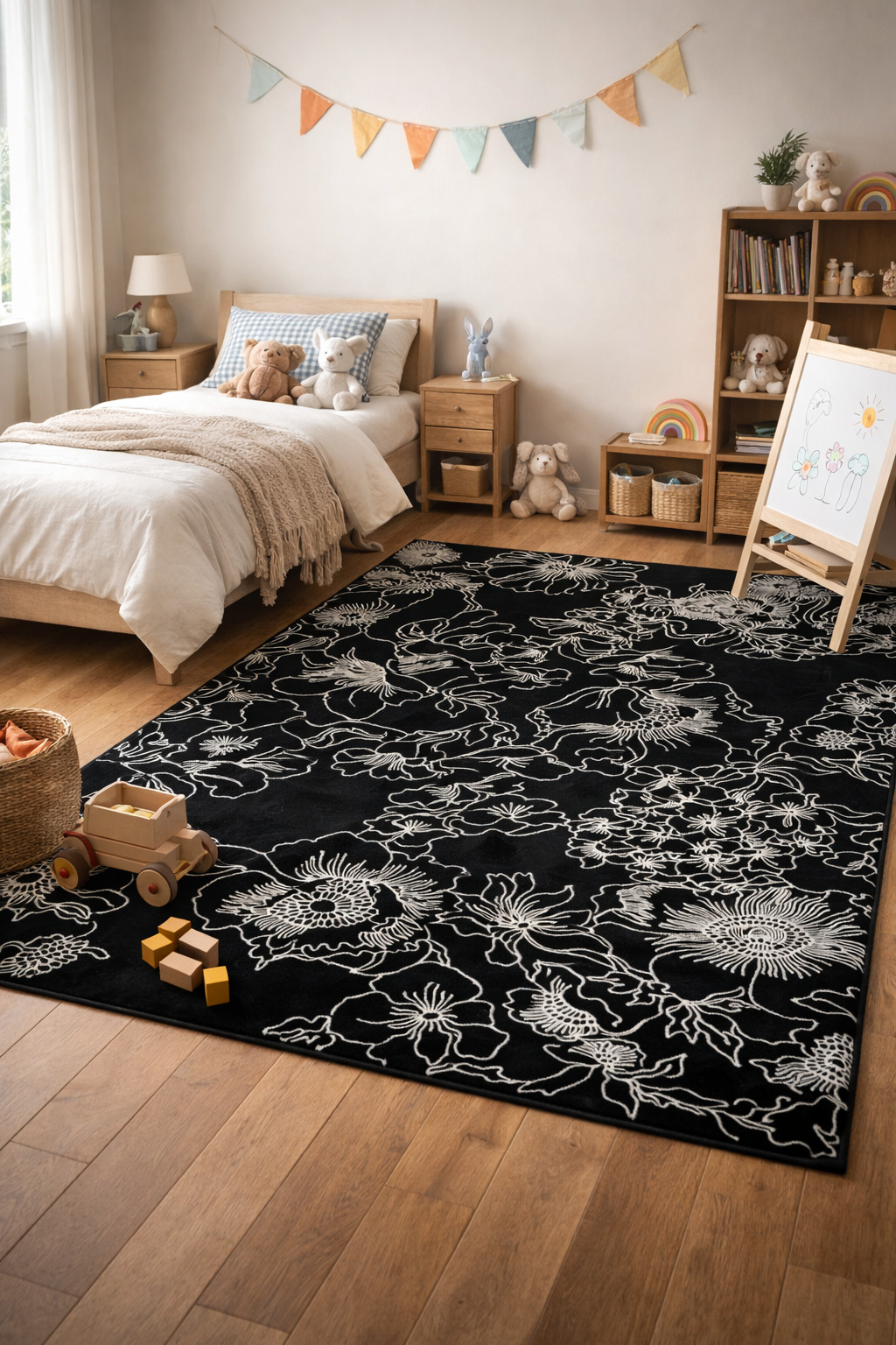 Designer Wool Rug Hand Tufted 5x7 5x8 6x8 6x9 Tufting Bedroom Living Room