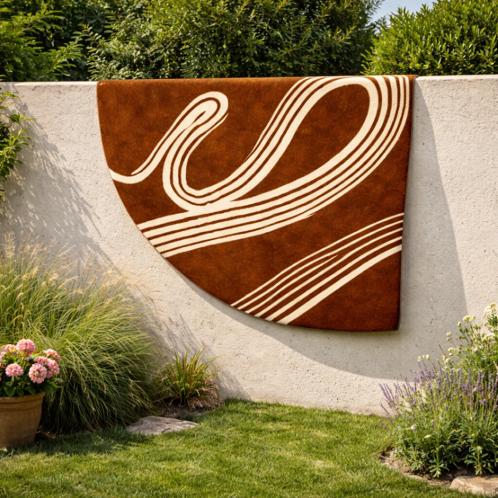 Spiral rug  6x6 Circle rug  5x5 7x7 8x8 9x9  Hand tuft  Brown carpet  Area rugs  Bed Living room