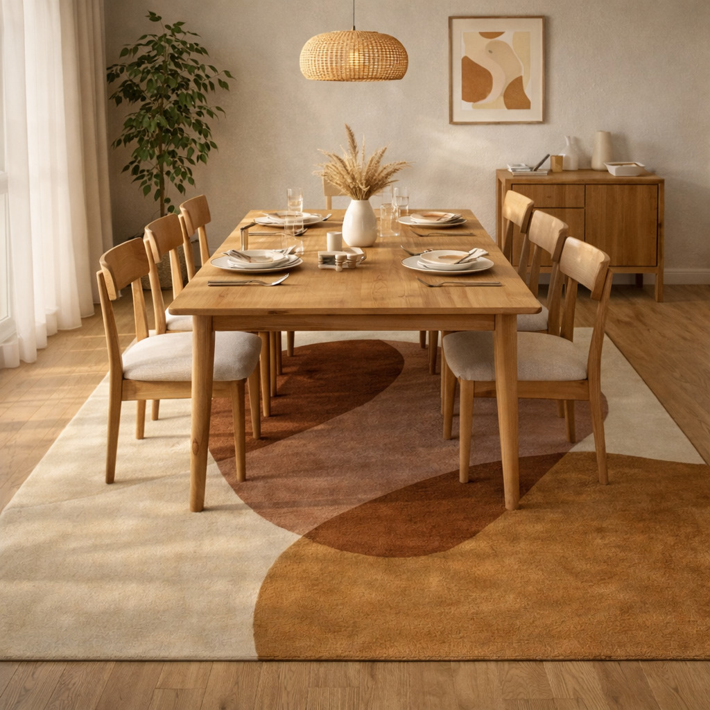 Tufted rugs  Bed Living room  Wool area rug  Geometric carpet  5x7 5x8 6x8 6x9  Rectangle shape