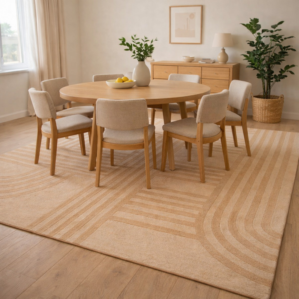 Geometric area rugs  5x7 6x8 7x10  Bed Living Kids room  Tufted wool rug  Handmade carpet