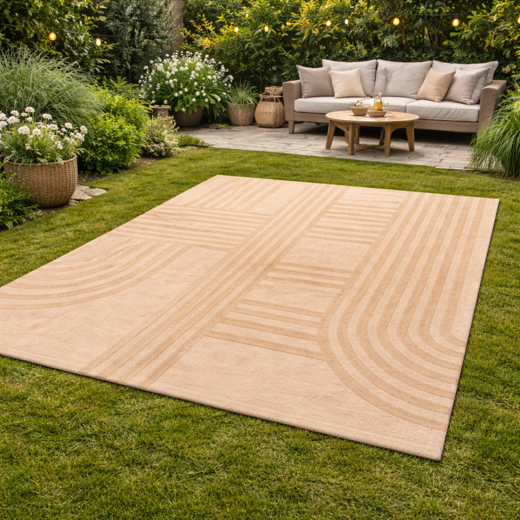 Geometric area rugs  5x7 6x8 7x10  Bed Living Kids room  Tufted wool rug  Handmade carpet