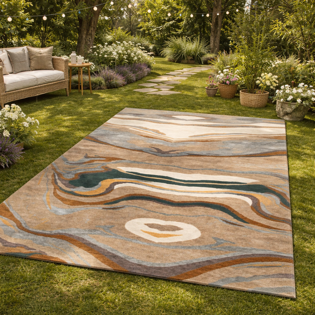 Wool area rug  7x10 8x11 9x12  Abstract carpet  Hand tuft rugs  Bed Living room