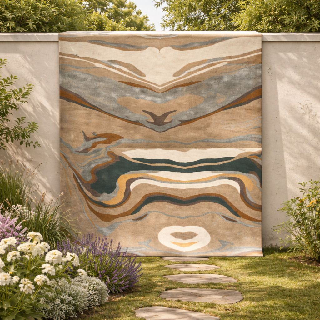 Wool area rug  7x10 8x11 9x12  Abstract carpet  Hand tuft rugs  Bed Living room