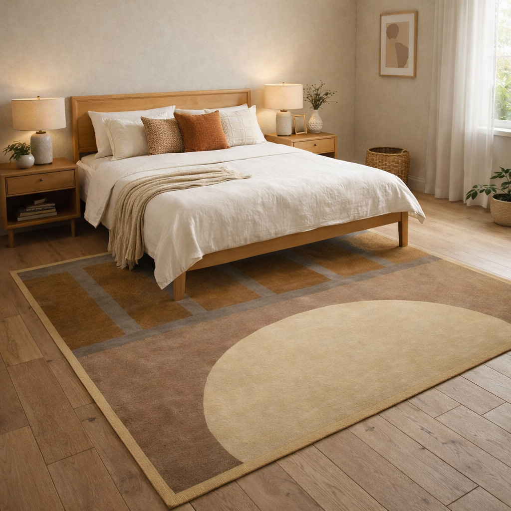 Tufted carpet  5x8 6x9 7x10 8x13  Hallway Bedroom carpets  Handmade  Geometric area rugs  Living room carpet