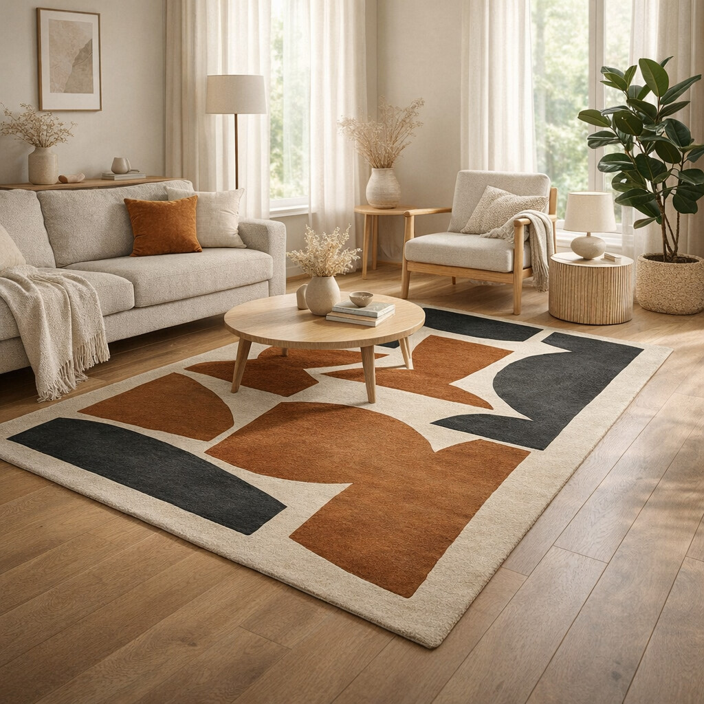 Hand Tufted Multicolor Carpet 5x8 7x10 8x139x12 Dining Room Living Room Bedroom Hallway