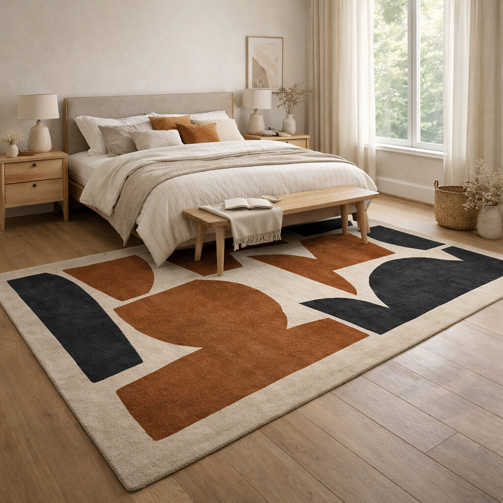 Hand Tufted Multicolor Carpet 5x8 7x10 8x139x12 Dining Room Living Room Bedroom Hallway