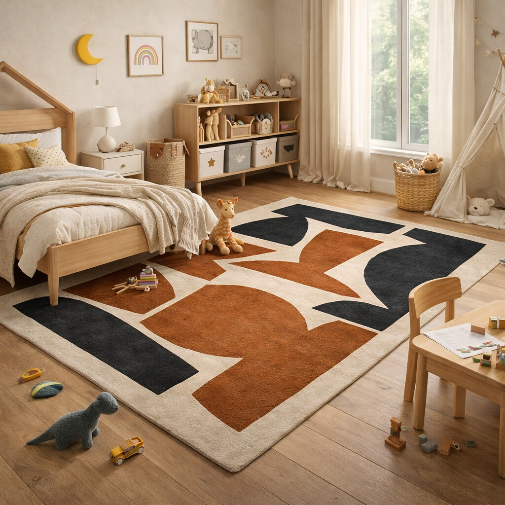 Hand Tufted Multicolor Carpet 5x8 7x10 8x139x12 Dining Room Living Room Bedroom Hallway