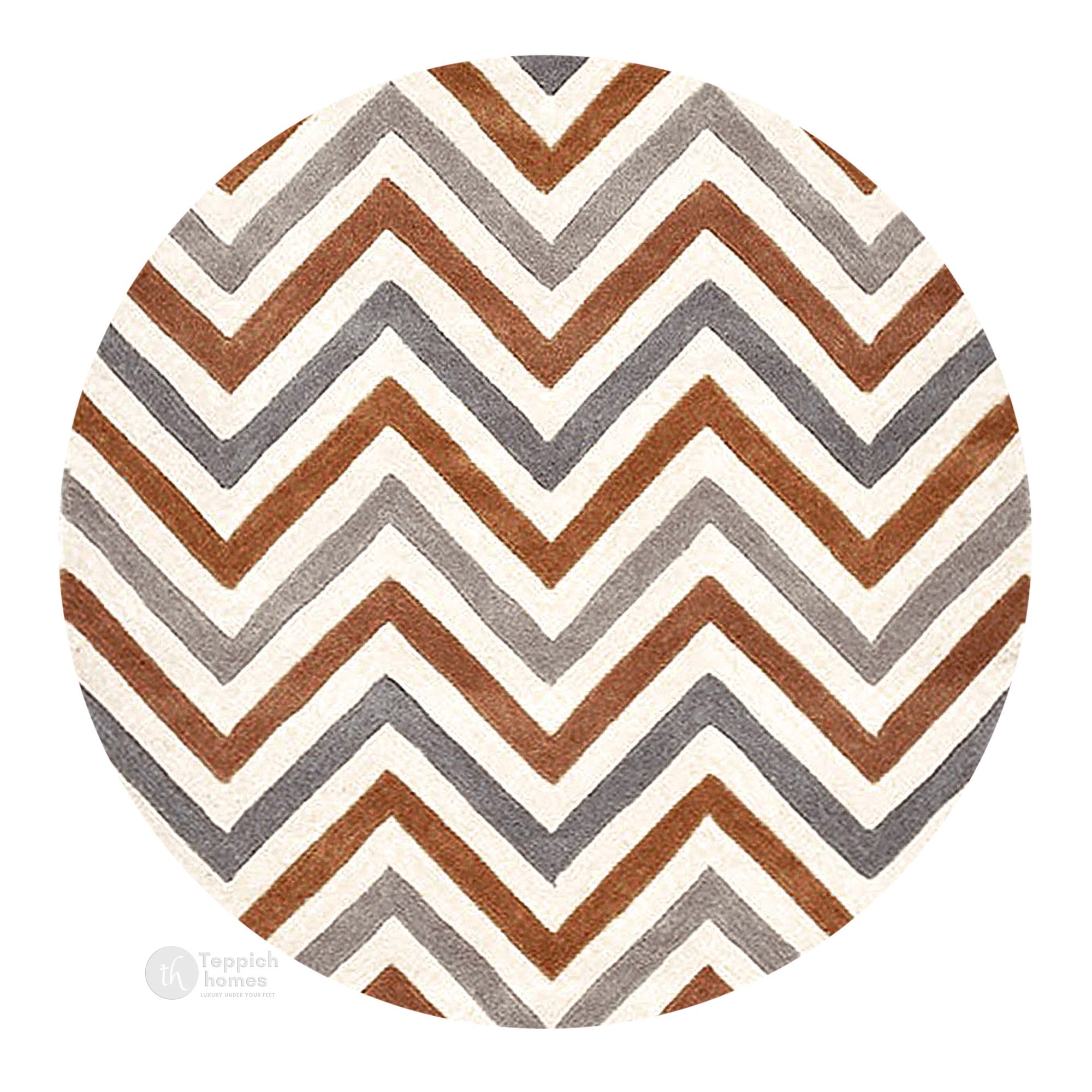 Round hallway rug  Geometric carpet  8x8 10x10 12x12 15x15  Contemporary rugs  Hand tufted  Bed Living room