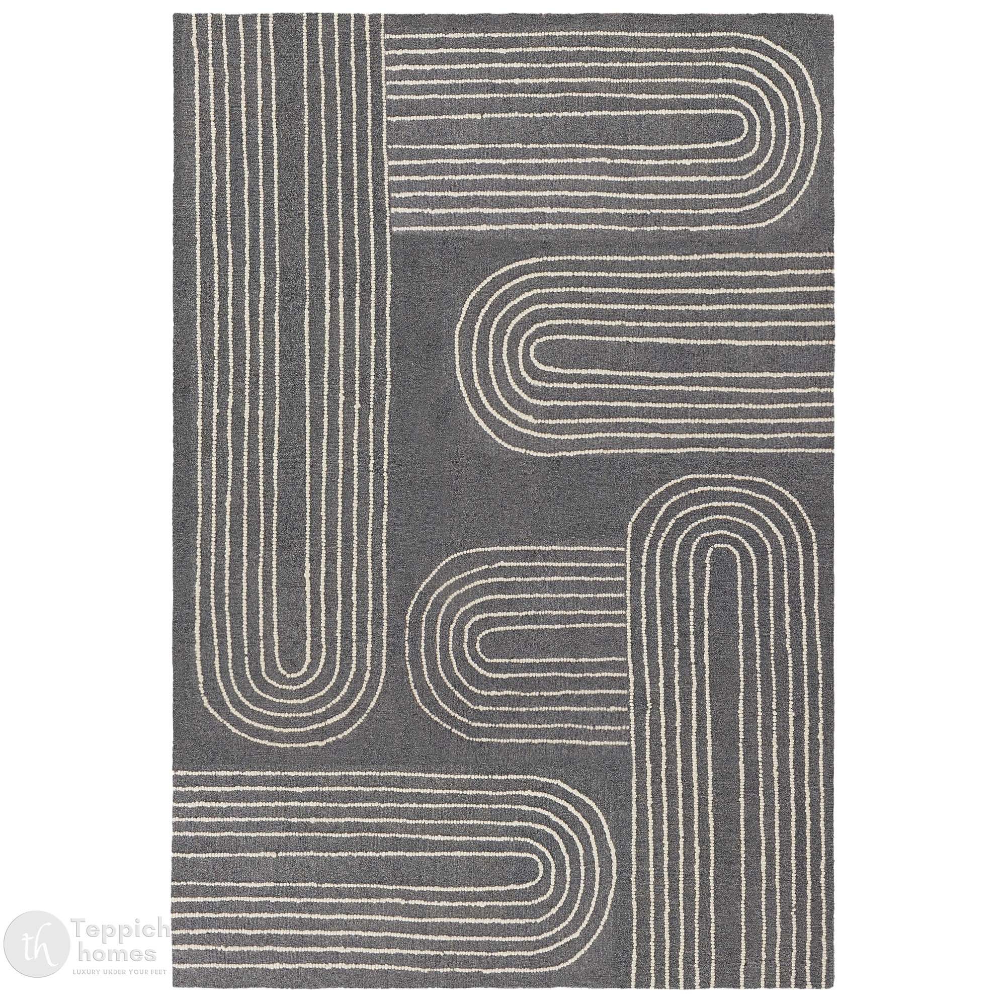 Minimalist Linear Pattern Living Room Rug
