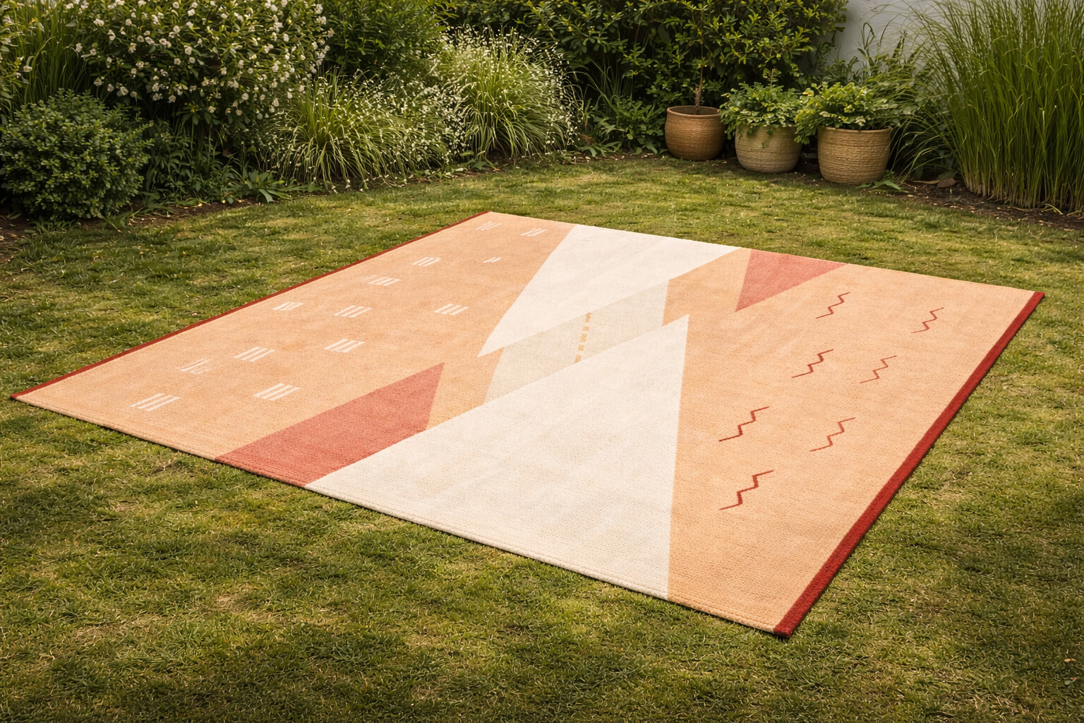 Scandinavian Bohemian Abstract Premium Luxury Hand Tufted Rug for outdoor and living space