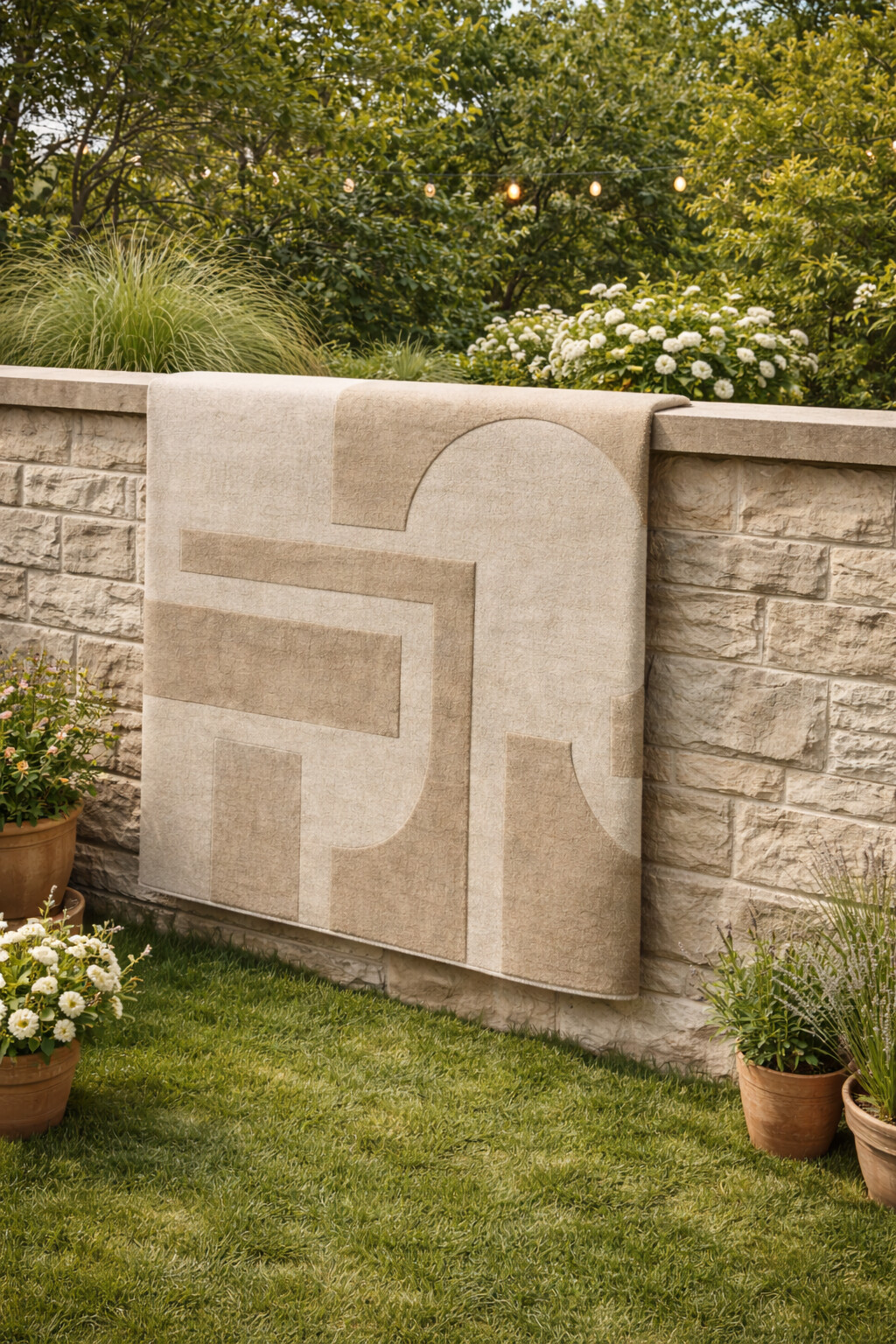 Logan Light Grey Wool Rug for Bedroom and Cozy Space