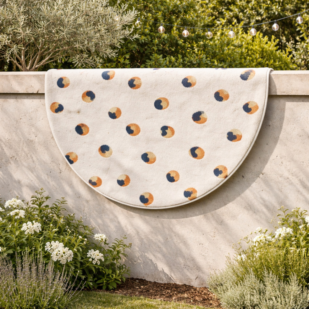 Round Rug White Rug Animal Print Carpet 8x8 9x9 10x10 Circle Carpet Living Room