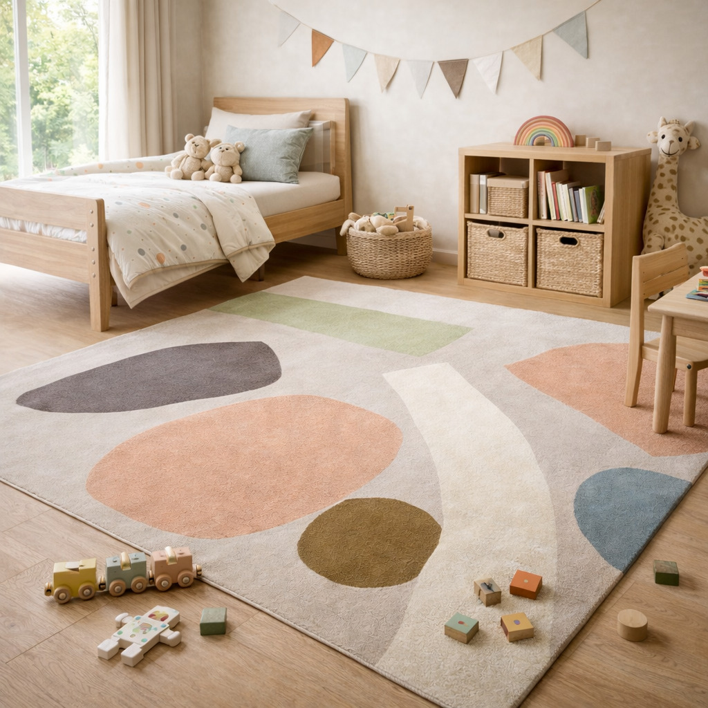 Hand Tufted Wool Area Rug Multicolor Rectangle 5x7 5x8 6x9 8x10 Living Room Dining Room Bedroom and Hallway