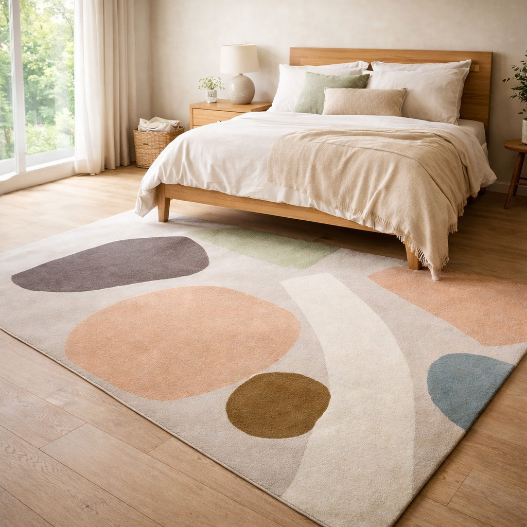 Hand Tufted Wool Area Rug Multicolor Rectangle 5x7 5x8 6x9 8x10 Living Room Dining Room Bedroom and Hallway