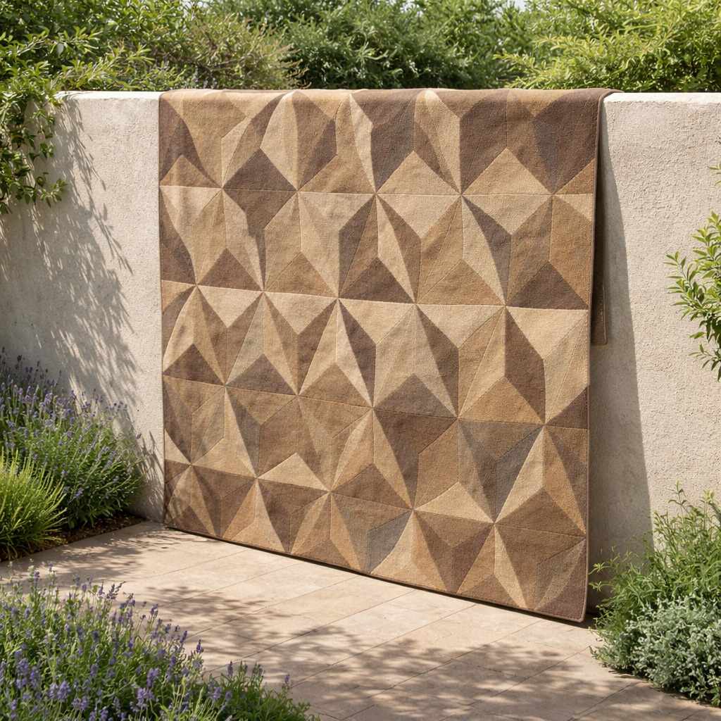 Hand Tufted Wool Area Rug Brown 5x7 5x8 6x9 8x10 Rectangle Living Room Dining Room Bedroom and Hallway