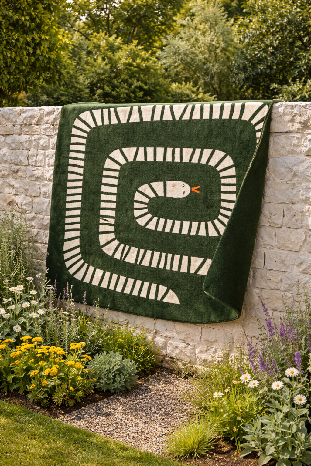 Hand Tufte Green Area Rug 5x7 5x8 6x8 8x10 Wool Blend Rug Hallway