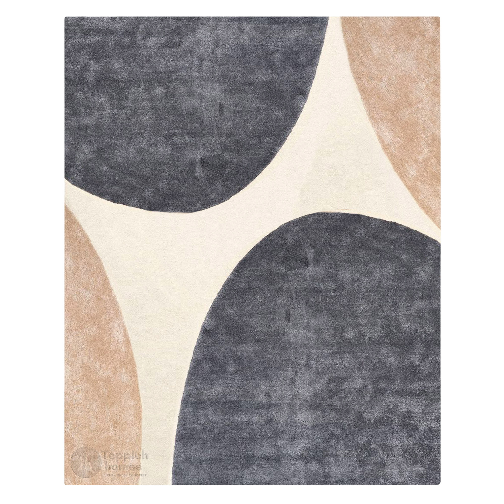 Low Shed- Modern Hand Tufted Rectangular Oval Woolen Rug  Plush Comfort and Elegance for Home