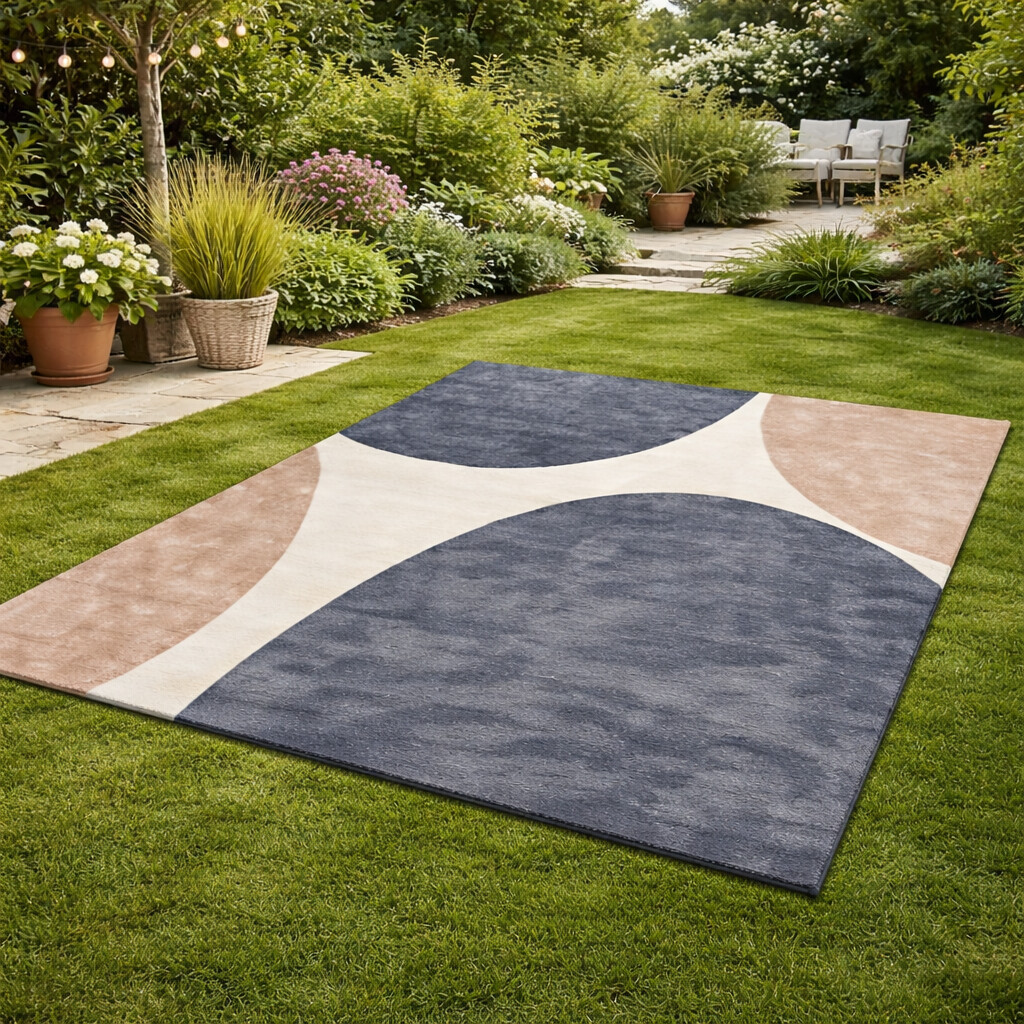 Low Shed- Modern Hand Tufted Rectangular Oval Woolen Rug  Plush Comfort and Elegance for Home