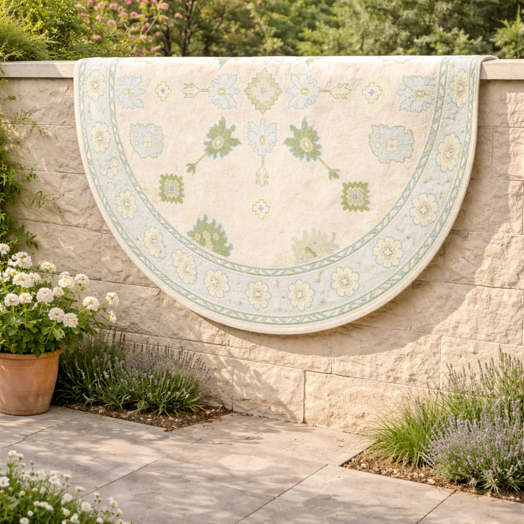 Round area rug 9x9 10x10 knotted carpet Rugs for Living room Hallway 5x5 6x6 Handmade wool carpet 7x7 8x8 Geometric rug