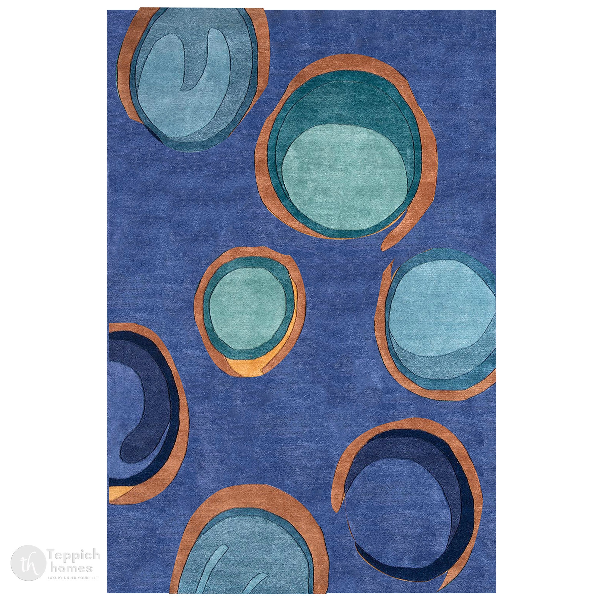 Tufted carpet  5x8 7x10 8x13 9x12  Handmade wool  Blue rugs  Bedroom Living room  Area rug