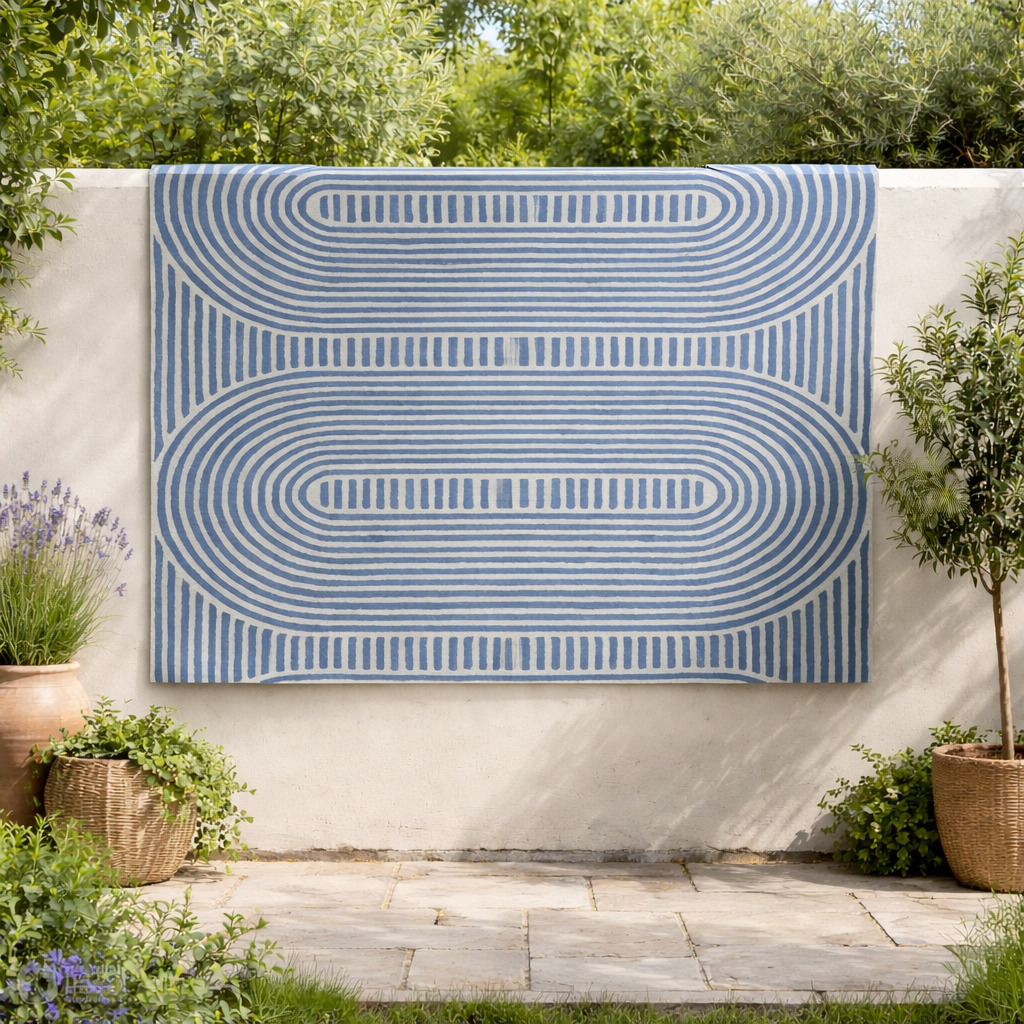 9x10 Bedroom rug  6x9 8x11 9x12 10x13  Tufted area rugs  Blue wool  Handmade carpet  Kids Living room