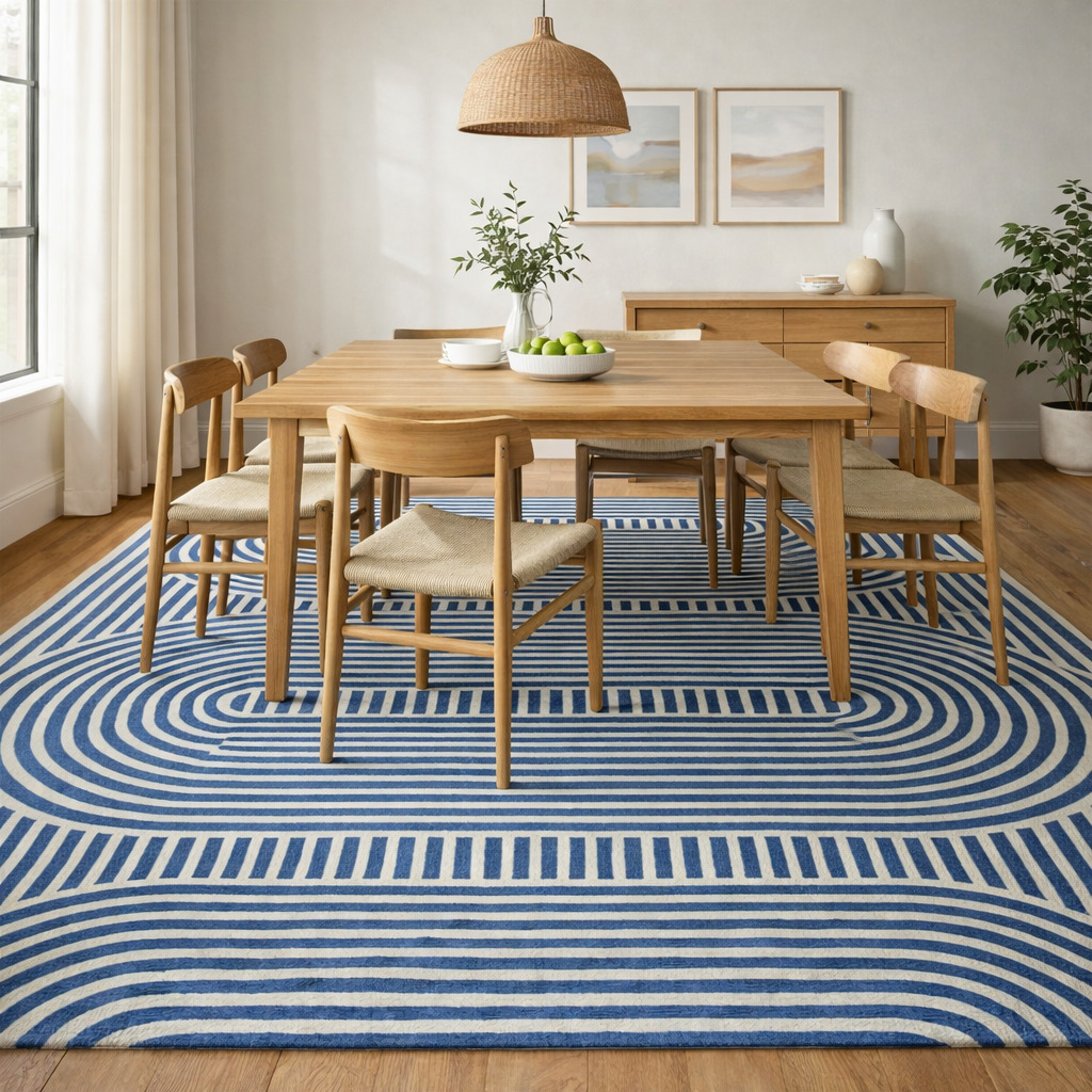 9x10 Bedroom rug  6x9 8x11 9x12 10x13  Tufted area rugs  Blue wool  Handmade carpet  Kids Living room