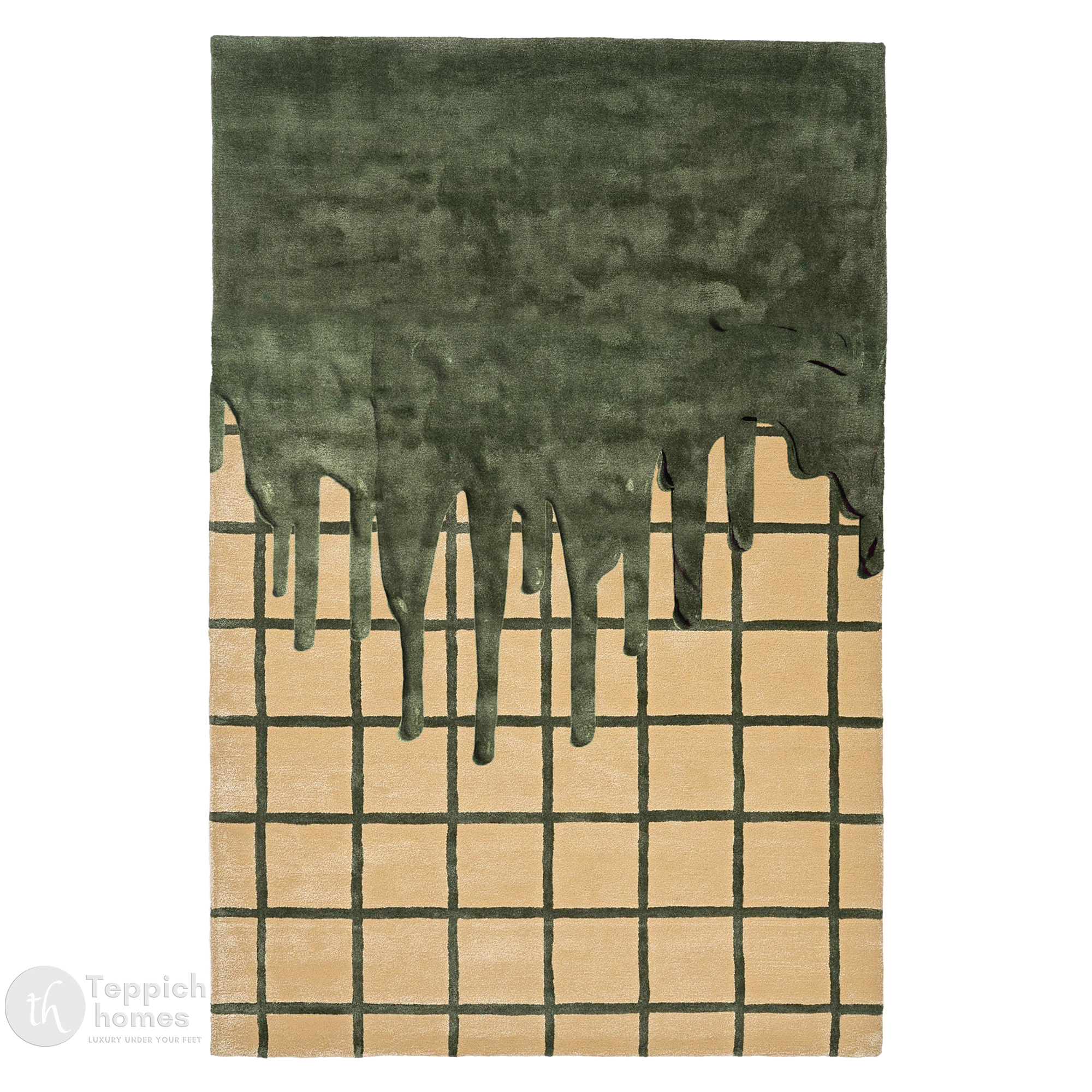 Handmade Tufted 9x10 9x12 9x13 10x13 Wool Area Rug Hand Tufted Bedroom Hallway Green Rug