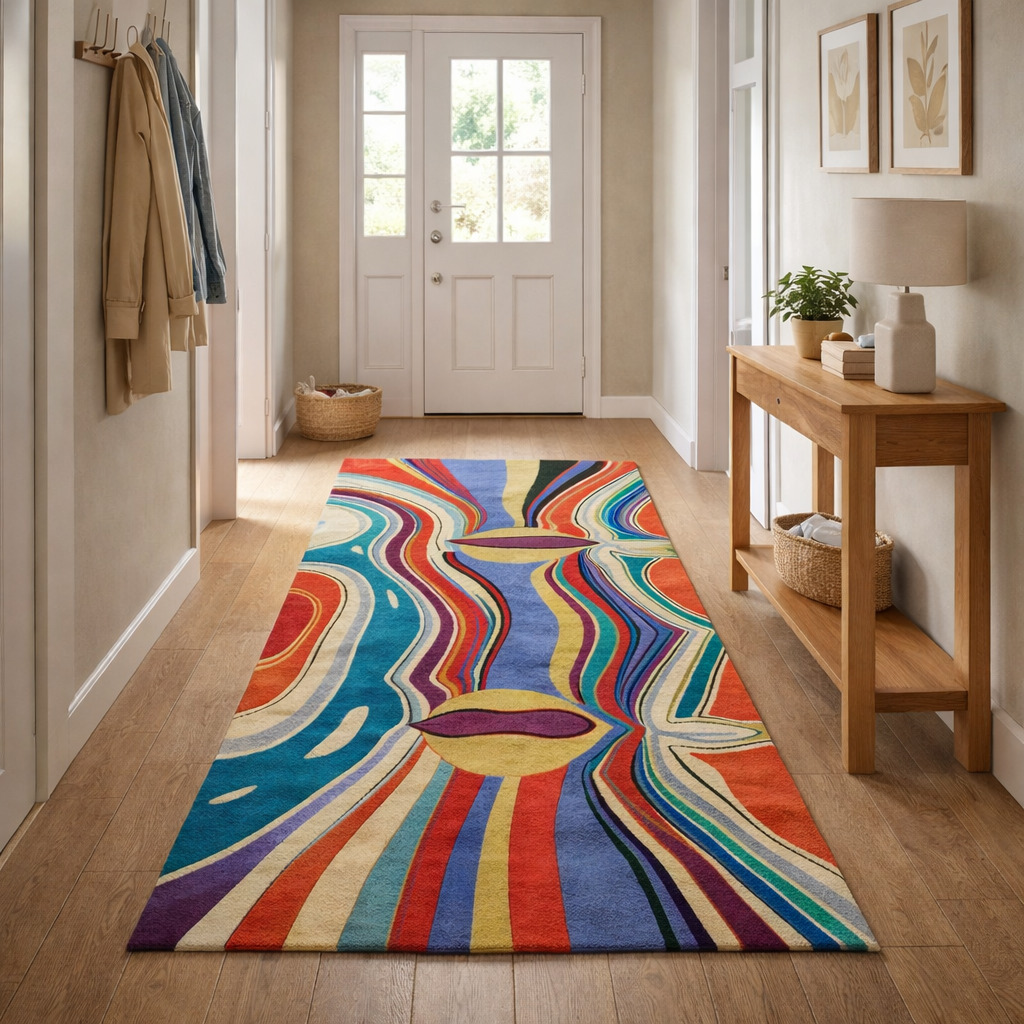 Wool Viscose Carpet Hand Tufted 8x10 8x11 9x10 9x12 Handmade Living Room Multi Color Rug