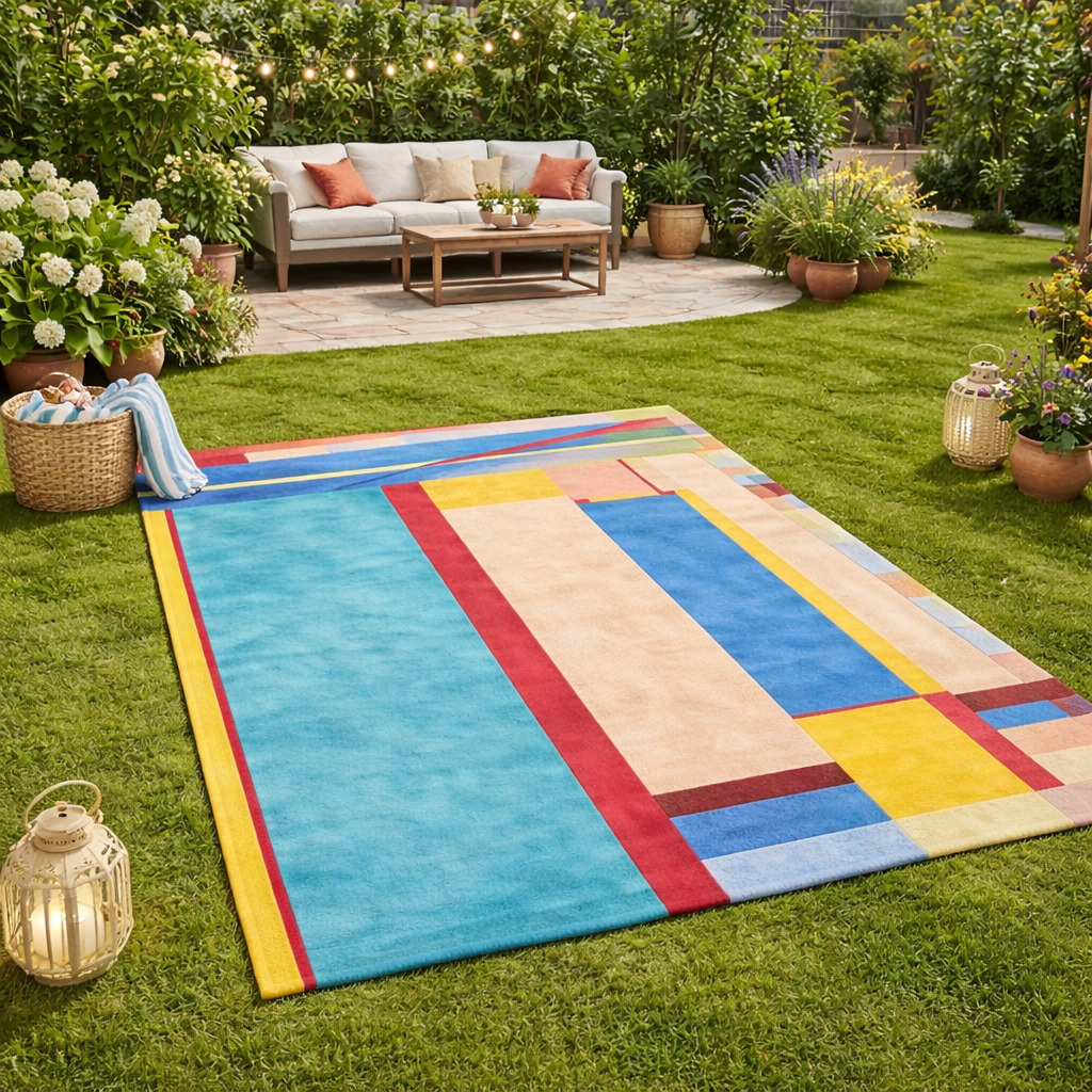 Multicolor Hand Tufted Carpet for Living Room Dining Room and Bedroom  5x6 5x8 6x9 7x9 7x10 9x12