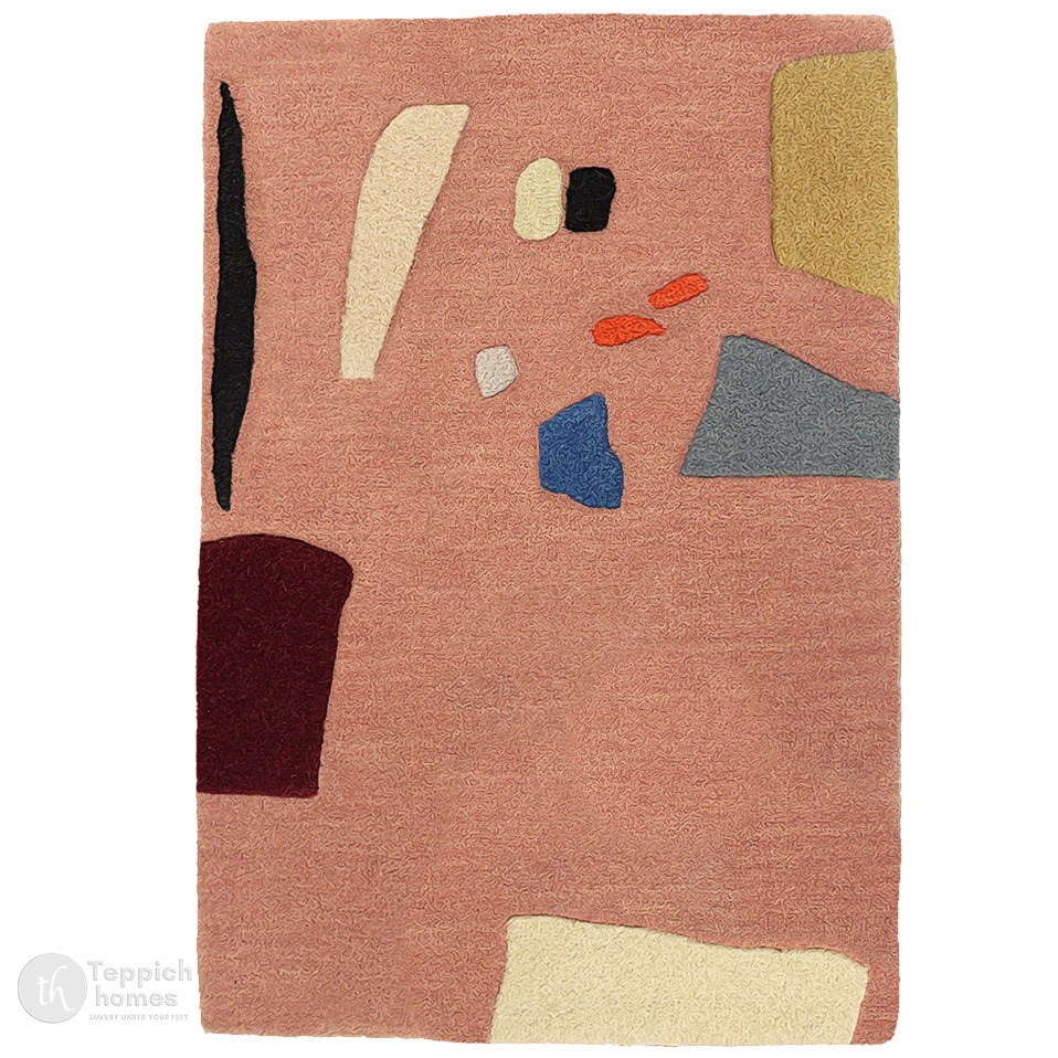 Hand Tufted Multicolor Modern Rug