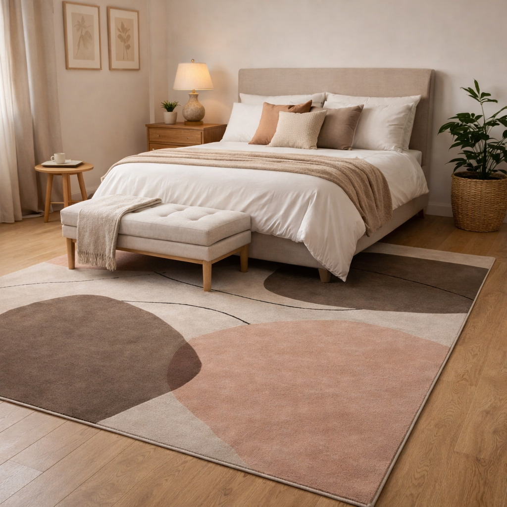 Hand Tufted Rectangular Rug 5x7 5x8 6x7 6x9 Multi Color Wool Dining Room Kitchen Living Room or Bedroom